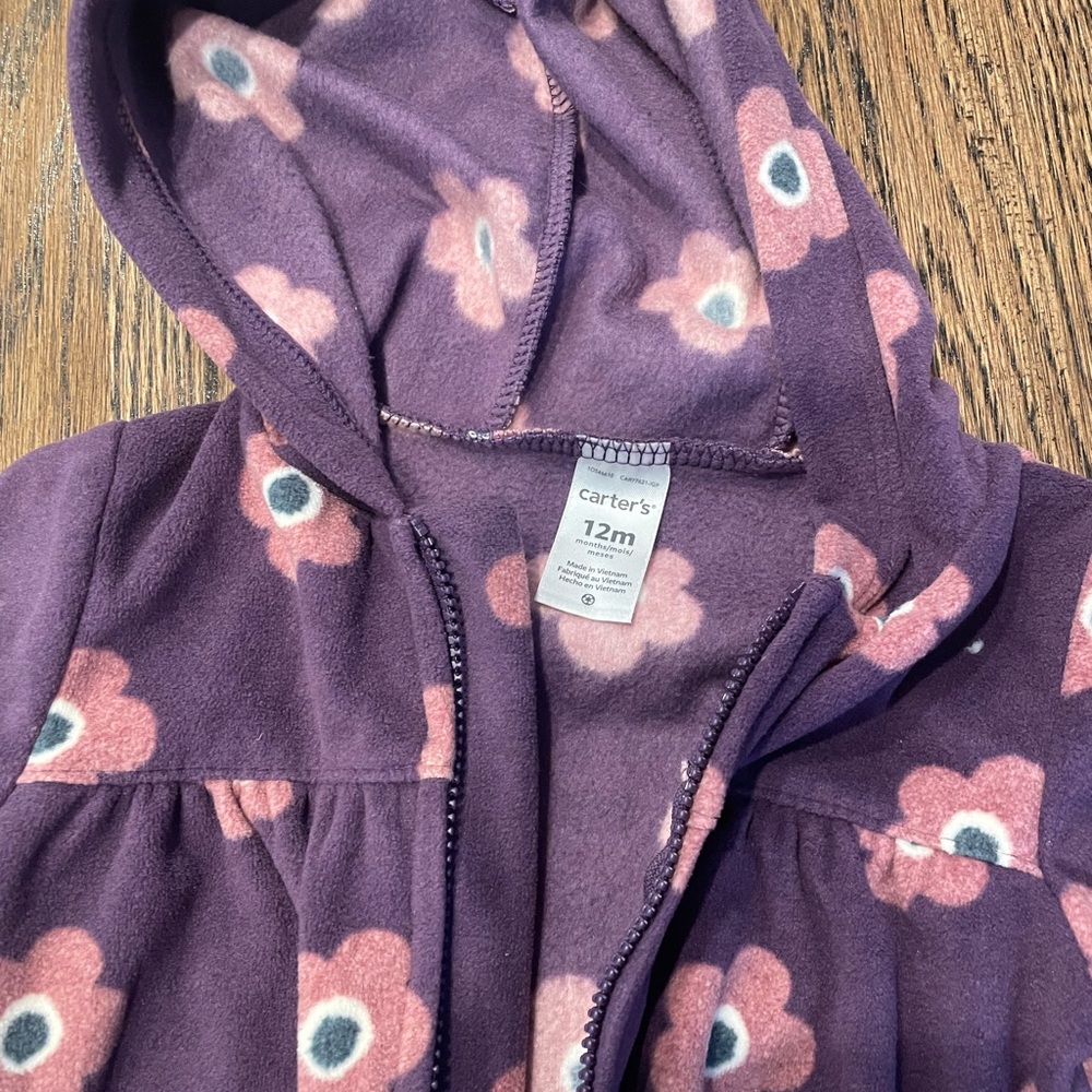 Carters fleece onesie
